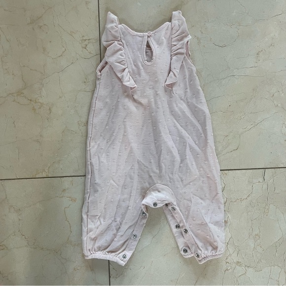 Emily & Oliver Like New Light Pine Onesie with Snaps Sz 3-6 - Picture 4 of 4